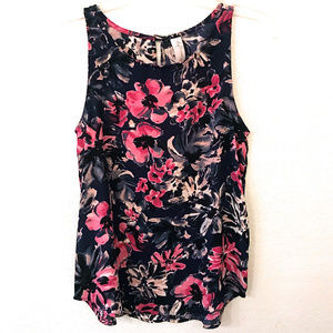 Allison Joy Evereve Floral Sleeveless Top ~ A430